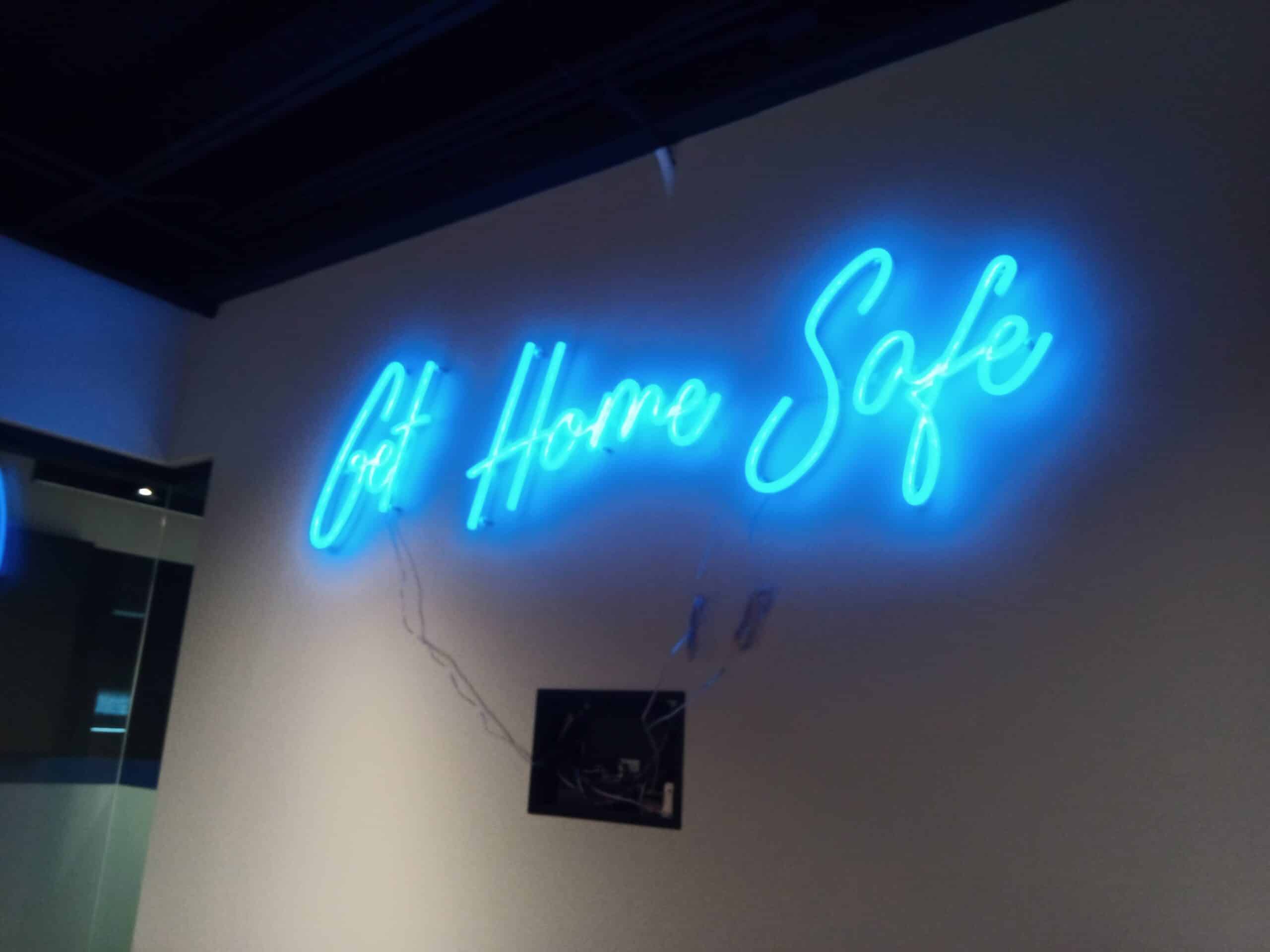 Custom branded signage showcasing tailored visual branding, designed to elevate brand presence with a professional finish